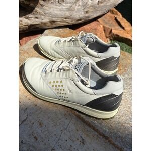 ECCO Biom Natural Motion White Yak Leather Golf Shoes Womens 39 39012021321947